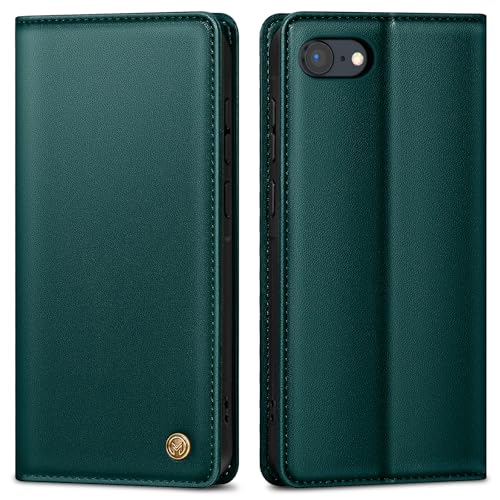 AIMOYU Handyhülle für iPhone SE Hülle,Premium Lederhülle Schutzhülle Tasche für iPhone 7 Hülle Wallet Kartenfach Standfunktion Klappbar Flip Case für iPhone 8 Hülle,BlauGrün AIMOYU Handyhülle für iPhone SE Hülle,Premium Lederhülle Schutzhülle Tasche für iPhone 7 Hülle Wallet Kartenfach Standfunktion Klappbar Flip Case für iPhone 8 Hülle,BlauGrün von AIMOYU