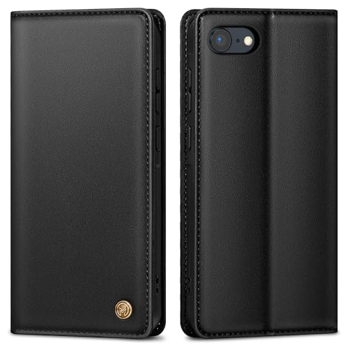 AIMOYU Handyhülle für iPhone SE 2022 Hülle/SE 2020 Hülle,Premium Lederhülle Schutzhülle Tasche für iPhone 7/8 Hülle Wallet Kartenfach Standfunktion Klappbar Flip Case für iPhone SE Hülle,Schwarz AIMOYU Handyhülle für iPhone SE 2022 Hülle/SE 2020 Hülle,Premium Lederhülle Schutzhülle Tasche für iPhone 7/8 Hülle Wallet Kartenfach Standfunktion Klappbar Flip Case für iPhone SE Hülle,Schwarz von AIMOYU