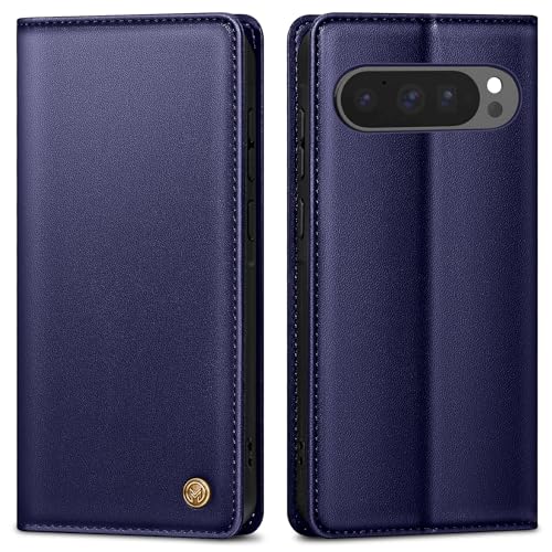 Handyhülle für Google Pixel 9/9 Pro Hülle,Premium Lederhülle Schutzhülle Tasche für Google 9/9 Pro Hülle Wallet Kartenfach Standfunktion Klappbar Flip Case für Pixel 9/9 Pro Hülle,Blau Handyhülle für Google Pixel 9/9 Pro Hülle,Premium Lederhülle Schutzhülle Tasche für Google 9/9 Pro Hülle Wallet Kartenfach Standfunktion Klappbar Flip Case für Pixel 9/9 Pro Hülle,Blau von AIMOYU