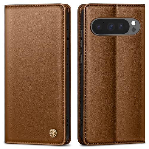 AIMOYU Premium Lederhülle Schutzhülle Tasche für Google Pixel 9/9 Pro Flip Case, Braun, PU-Leder, TPU, Standfunktion, Wallet, Flip Case AIMOYU Premium Lederhülle Schutzhülle Tasche für Google Pixel 9/9 Pro Flip Case, Braun, PU-Leder, TPU, Standfunktion, Wallet, Flip Case von AIMOYU