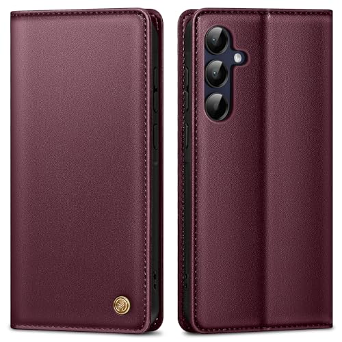 AIMOYU Handyhülle für Samsung Galaxy A15 4G/5G Hülle, Premium Lederhülle Schutzhülle Tasche für Samsung A15 Hülle Wallet Kartenfach Standfunktion Klappbar Flip Case für Galaxy A15 Hülle,Weinrot AIMOYU Handyhülle für Samsung Galaxy A15 4G/5G Hülle, Premium Lederhülle Schutzhülle Tasche für Samsung A15 Hülle Wallet Kartenfach Standfunktion Klappbar Flip Case für Galaxy A15 Hülle,Weinrot von AIMOYU