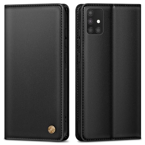 AIMOYU Premium Lederhülle Schutzhülle Tasche für Samsung Galaxy A71, Wallet Kartenfach Standfunktion Klappbar Flip Case für Galaxy A71, Schwarz AIMOYU Premium Lederhülle Schutzhülle Tasche für Samsung Galaxy A71, Wallet Kartenfach Standfunktion Klappbar Flip Case für Galaxy A71, Schwarz von AIMOYU
