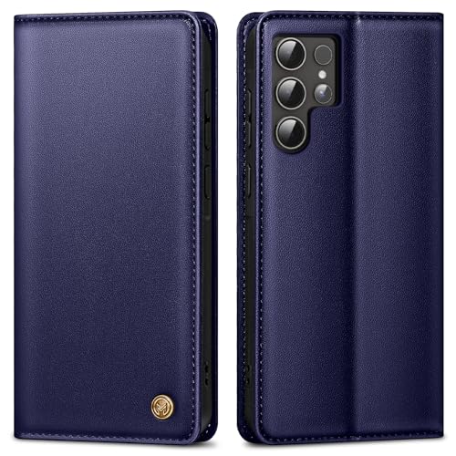 Handyhülle für Samsung Galaxy S24 Ultra Hülle,Premium Lederhülle Schutzhülle Tasche für Samsung S24 Ultra Hülle Wallet Kartenfach Standfunktion Klappbar Flip Case für Galaxy S24 Ultra Hülle,Blau Handyhülle für Samsung Galaxy S24 Ultra Hülle,Premium Lederhülle Schutzhülle Tasche für Samsung S24 Ultra Hülle Wallet Kartenfach Standfunktion Klappbar Flip Case für Galaxy S24 Ultra Hülle,Blau von AIMOYU