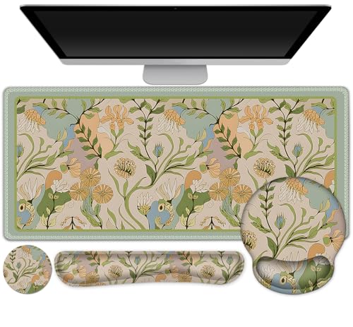 AIMSA Mauspad-Set, große Schreibtischunterlage, ergonomisches Mauspad mit Handgelenkauflage, Gaming-Mauspad, Handgelenkstütze, Tastaturmatte, Kombi-Büro-Schreibtisch-Dekor-Zubehör, abstrakte AIMSA Mauspad-Set, große Schreibtischunterlage, ergonomisches Mauspad mit Handgelenkauflage, Gaming-Mauspad, Handgelenkstütze, Tastaturmatte, Kombi-Büro-Schreibtisch-Dekor-Zubehör, abstrakte von AIMSA