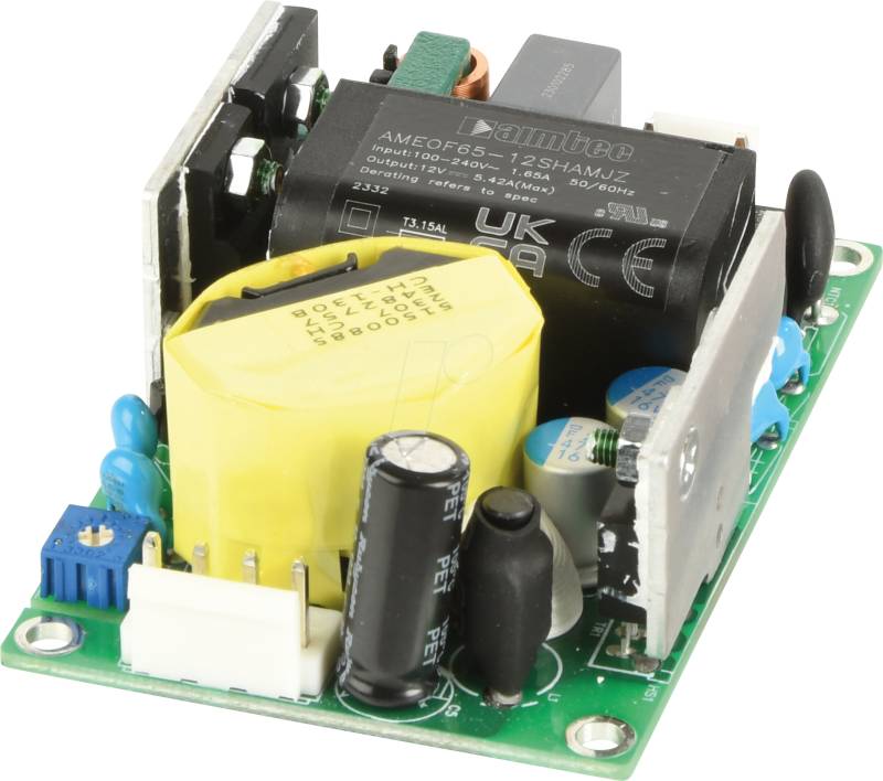 AMEOF65-12 - AC/DC-Wandler, 80 - 264 V AC, 13,8 V DC, 5,42 A, Modul von AIMTEC
