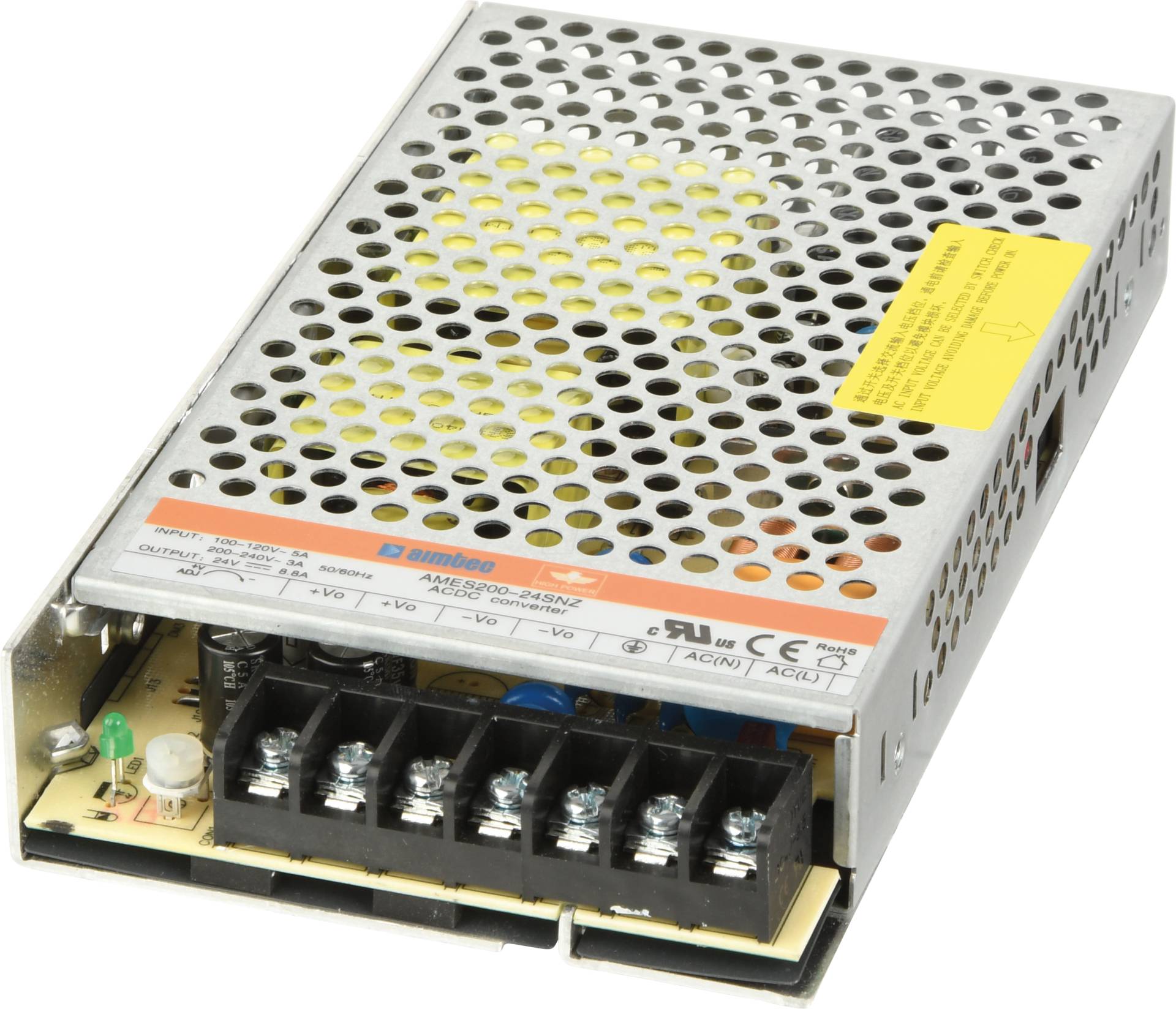 AMES200-24SNZ - AC/DC-Wandler, 90 - 264 V AC, 28,8 V DC, 8,8 A, Modul von AIMTEC