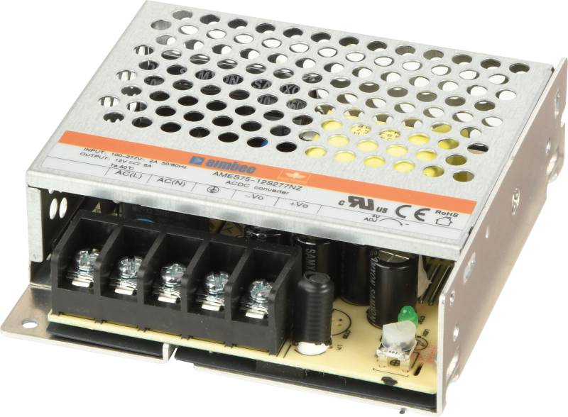 AMES75-12S277NZ - AC/DC-Wandler, 85 - 305 V AC, 13,8 V DC, 6 A, Modul von AIMTEC