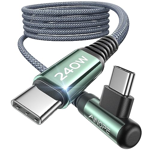 AINOPE 240W USB C auf USB C Kabel, 3m , Schnellladekabel, Nylongeflecht kompatibel mit iPhone 15 pro, iPad, MacBook, Samsung, HUAWEI, Xiaomi von AINOPE