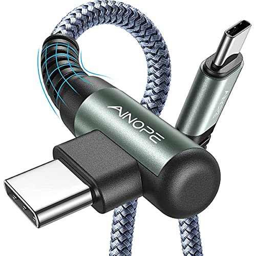 AINOPE USB C auf USB C Kabel, 60W, [2 Stück] [3M+3M] USB Typ C Kabel Space Grau von AINOPE