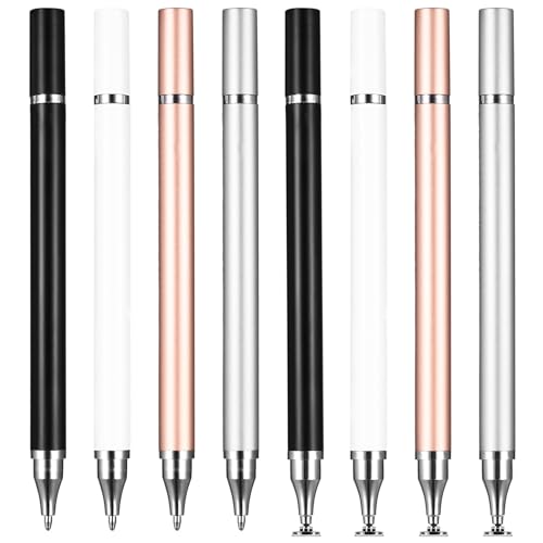 Tablet Stift, 8 STK Touchscreen Stift, 2-in-1 Disc-Spitze Stylus Pen mit Kugelschreiber Kompatibel mit alle Handys/Tablets, für iPhone/iPad/Samsung/Lenovo/Xiaomi/Android/Huawei usw Tablet Stift, 8 STK Touchscreen Stift, 2-in-1 Disc-Spitze Stylus Pen mit Kugelschreiber Kompatibel mit alle Handys/Tablets, für iPhone/iPad/Samsung/Lenovo/Xiaomi/Android/Huawei usw von AIOUHMYM