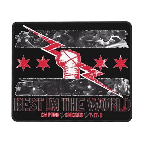Büro Haushalts Punk Best World Mauspad Cooles Mauspad mit Full-Color-Druck Mausauflage mit Randschließung und Rutschfestigkeit Schwarz 22 x 18 cm Büro Haushalts Punk Best World Mauspad Cooles Mauspad mit Full-Color-Druck Mausauflage mit Randschließung und Rutschfestigkeit Schwarz 22 x 18 cm von AIPANTYLOY