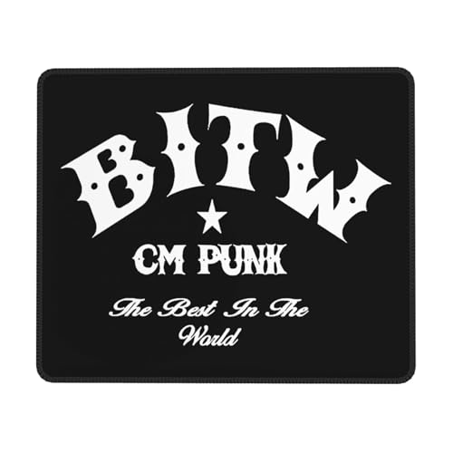 Büro Haushalts Punk Best World Mauspad Cooles Mauspad mit Full-Color-Druck Mausauflage mit Randschließung und Rutschfestigkeit Schwarz 24 x 20 cm Büro Haushalts Punk Best World Mauspad Cooles Mauspad mit Full-Color-Druck Mausauflage mit Randschließung und Rutschfestigkeit Schwarz 24 x 20 cm von AIPANTYLOY