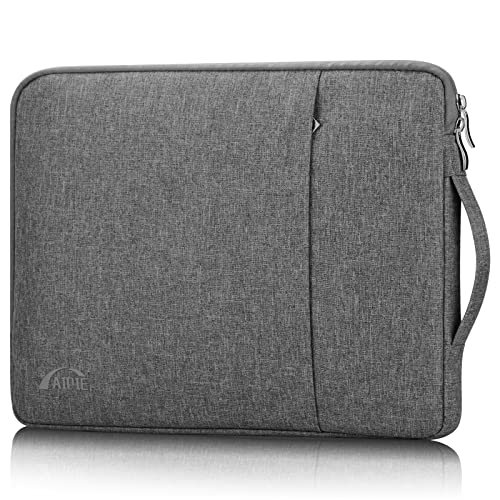 AIPIE Laptoptasche 13 13,3 13,6 Zoll für MacBook Air M2 M1, MacBook Pro M2 M1 Tasche 34cm x 25,5cm Laptophülle mit Griff 2 Fach Passt Surface pro Notebooktasche 12,9" iPad 9 Generation Hülle von AIPIE