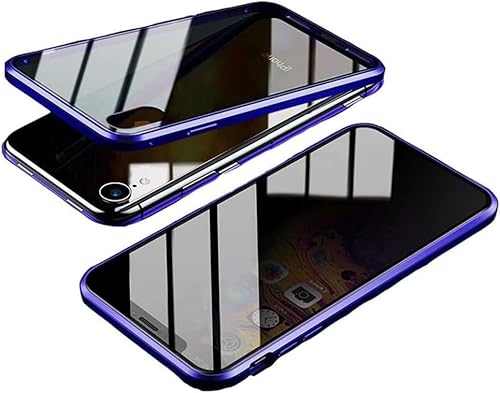 AIPILEI Magnetische Handyhülle, ultradünn, Anti-Spionage-Funktion, 360°-Schutz, Privatsphäre, transparent, doppelseitig, gehärtetes Glas, Blau AIPILEI Magnetische Handyhülle, ultradünn, Anti-Spionage-Funktion, 360°-Schutz, Privatsphäre, transparent, doppelseitig, gehärtetes Glas, Blau von AIPILEI
