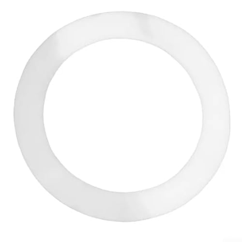 PVC Bass Drum Bottom Port Hole Protector Ring Anti-Rutsch-Pads Lochschutz (weiß) von AIPILEI