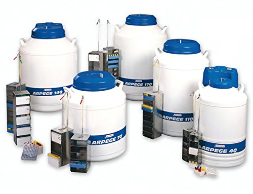 AIR LIQUIDE DMC 82511 0 Set de racks pour tubes 2 mL pour cryoconservateur ARPEGE 170, compatible avec boîtes 133 mm x 133 mm x 52 mm von AIR LIQUIDE DMC