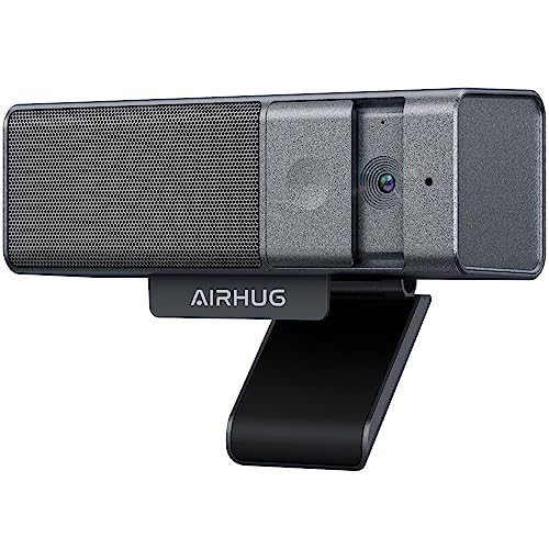 AIRHUG 3-in-1-Webcam – 1080P-Webcam mit Mikrofon und Lautsprecher, USB-Webcam mit Sichtschutz, für Videokonferenzen/Online-Unterricht von AIRHUG