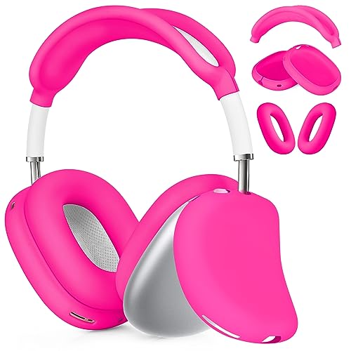 AIRSPO Airpods Max Case Cover, Silikon Case Cover für AirPods Max Kopfhörer, Anti-Scratch Ear Pad/Headband Cover für Apple AirPods Max von AIRSPO