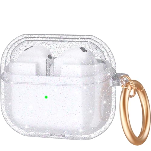AIRSPO Galaxy Buds Pro 3 Hülle, Klar Weiche TPU Schutzhülle Galaxy Buds 3 Hülle Kompatibel mit Samsung Galaxy Buds Pro 3 mit Schlüsselanhänger, Glitzer Pink 0 AIRSPO Galaxy Buds Pro 3 Hülle, Klar Weiche TPU Schutzhülle Galaxy Buds 3 Hülle Kompatibel mit Samsung Galaxy Buds Pro 3 mit Schlüsselanhänger, Glitzer Pink 0 von AIRSPO