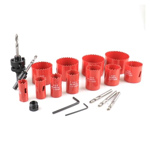 Lochsägen-Sets, 19-teiliges Lochsägen-Set, 19–68 Mm, M42, Bi-Metall-Lochsägen-Schneidbohrer-Set For Bohren Von Holzbohrern Lochsägen-Sets, 19-teiliges Lochsägen-Set, 19–68 Mm, M42, Bi-Metall-Lochsägen-Schneidbohrer-Set For Bohren Von Holzbohrern von AIRYSSFU