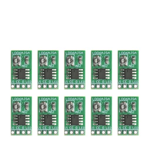 Netzteil für LED-Treiber, 1–10 Stück DC 3,3/3,7 V 5 V LED-Treiber 30–1500 mA Konstantstrom einstellbares PWM-Steuerplatine USB-LED-Taschenlampe 18650 Li-Ionen(10pcs) von AIRYSSFU