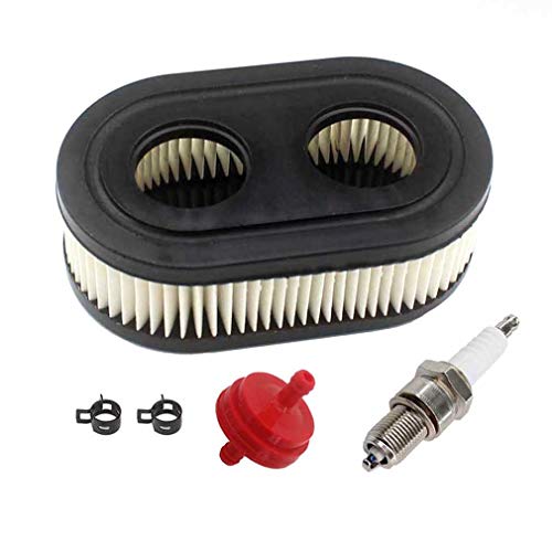 AISEN Luftfilter 798452 mit Zündkerze für Briggs & Stratton 550E 550EX Eco-Plus 575EX Series Motoren Rasenmäher von AISEN