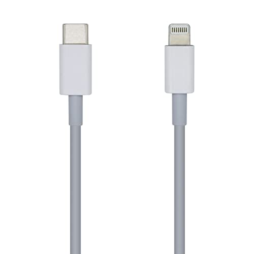 AISENS A102-0443 USB 2.0 USB-C auf LIGHTNING PD 2A, LIGHTNING/M-USB-C/M, weiß, 2,0 m von AISENS