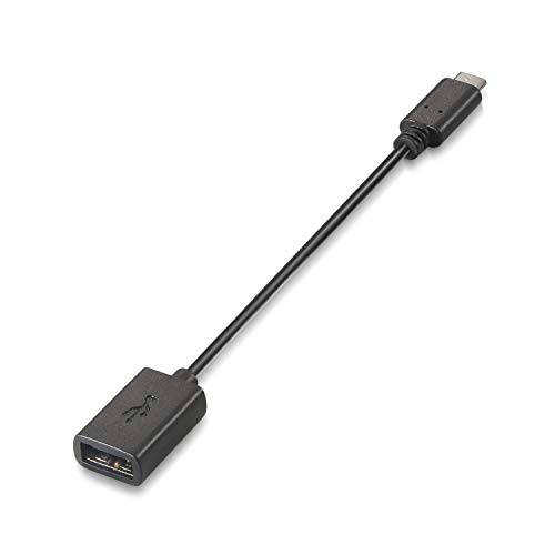 AISENS A107 – 0059 – Kabel USB 2.0 (3 A, Typ-C/M-A weiblich, 15 cm) schwarz von AISENS