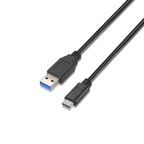 AISENS A107-0060 USB 3.1 Kabel (10 Gbit/s, 3 A, 1 m, für Handy und Tablet) Schwarz von AISENS