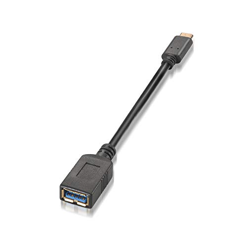 AISENS A107 – 0062 – 3 A (15 cm USB 3.1-Kabel, für Telefon Handy und Tablet) schwarz von AISENS
