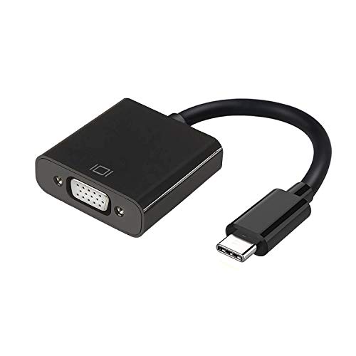 AISENS A109-0347 USB-C auf VGA, USB-C Stecker auf HDB15 Buchse, Schwarz, 15 cm von AISENS