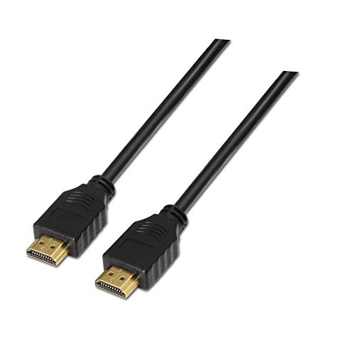 AISENS A119 – 0094 – High Speed HDMI Kabel HEC, 1.8 m, für Monitor und Fernseher (Full HD) schwarz von AISENS