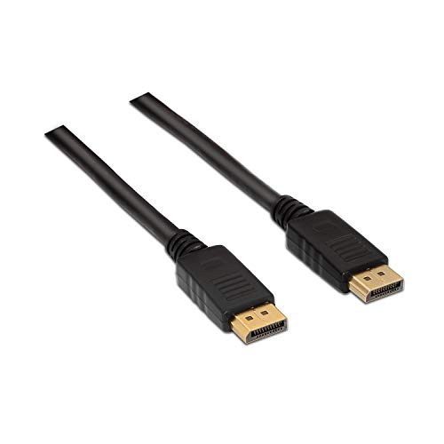 AISENS A124 – 0130 – 4 K Kabel (3 m, 60 Hz, DP/m-dp/M, Panel oder TV) schwarz von AISENS
