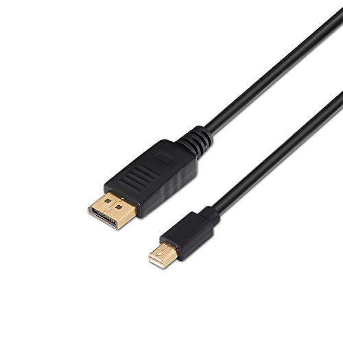 AISENS A124 – 0132 – Kabel Mini DP (4 K, 60 Hz, 3 m, für 4 K Display) schwarz von AISENS