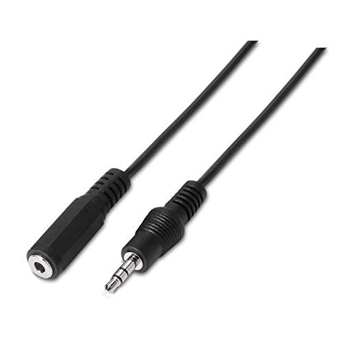 AISENS A128 – 0145 – Audio Stereo Kabel mit Jack 3.5 1.5 m, schwarz von AISENS
