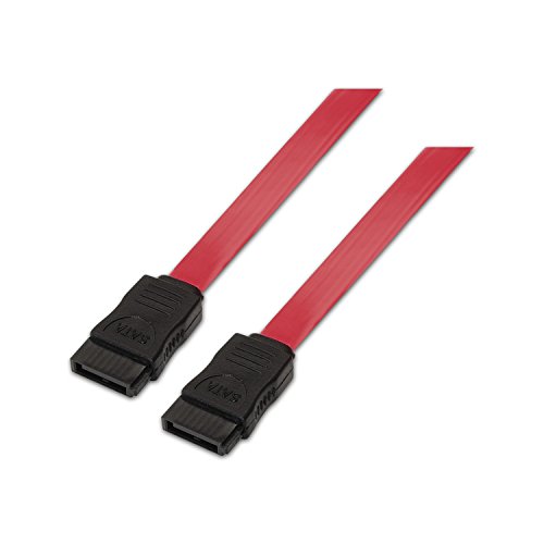 AISENS A130 – 0153 – Daten-Kabel 0.5 m (für SATA Festplatten) rot von AISENS