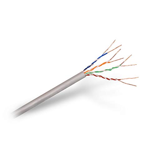 AISENS A133 – 0215 – Netzwerkkabel RJ45 LSZH (flexibel, 305 m Rolle, frei von Halogenos), Farbe Grau von AISENS