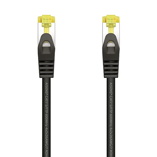 AISENS Netzwerkkabel RJ45 LSZH Cat.7 600 MHz S/FTP PIMF AWG26, Schwarz, 25 cm AISENS Netzwerkkabel RJ45 LSZH Cat.7 600 MHz S/FTP PIMF AWG26, Schwarz, 25 cm von AISENS