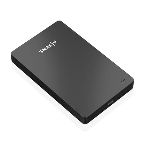Externes Gehäuse AISENS 2.5 9.5 mm SATA auf USB-C USB3.1 GEN1 SCHWARZ von AISENS