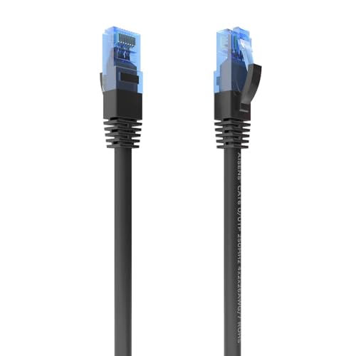 AISENS RJ45-Kabel, Cat.6, UTP, AWG26, CCA, Schwarz, 1 m von AISENS