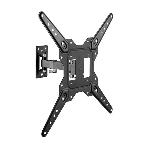 AISENS WT55TSE-151 Eco Schwenk-/Neigbare Halterung für Monitor/TV 23-55 Zoll, VESA 400 x 400 max. 30 kg von AISENS