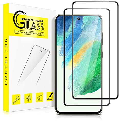 Schutzfolie für Samsung Galaxy S21 FE 5G / 4G, Panzer schutz glas [2 Stück] [9H Härte, Blasenfrei, HD-Klar] Displayschutzfolie für Samsung Galaxy S21 FE von AISIBI