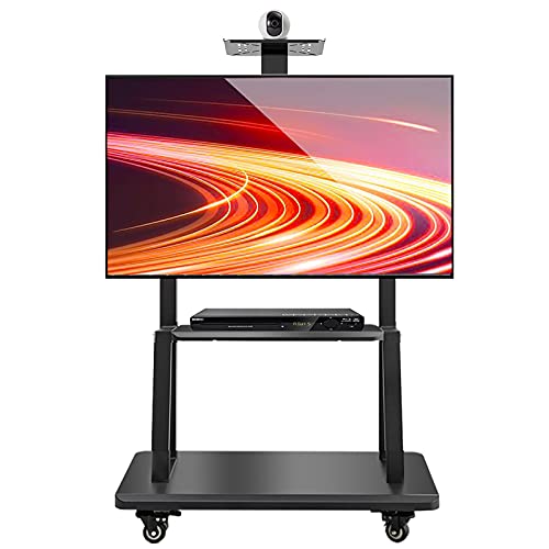 Freistehender Universal-TV-Ständer mit Rollen und Stauraum, passend für 50/55/60/65/70-Zoll-Fernseher, rollender TV-Wagen für Schlafzimmer/Konferenzraum, höhenverstellbar Freistehender Universal-TV-Ständer mit Rollen und Stauraum, passend für 50/55/60/65/70-Zoll-Fernseher, rollender TV-Wagen für Schlafzimmer/Konferenzraum, höhenverstellbar von AISNXOQI