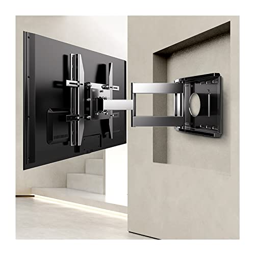 Wandmontierter TV-Ständer für 32-80-Zoll-Fernseher, schwarzer, robuster, drehbarer und neigbarer TV-Organizer-Halter, Zuhause, Schlafzimmer, Büro, Belastung 85 kg Wandmontierter TV-Ständer für 32-80-Zoll-Fernseher, schwarzer, robuster, drehbarer und neigbarer TV-Organizer-Halter, Zuhause, Schlafzimmer, Büro, Belastung 85 kg von AISNXOQI