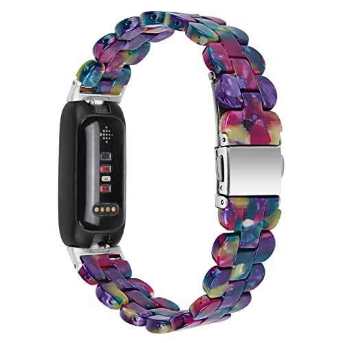 AISPORTS Harzarmband Kompatibel mit Fitbit Inspire 3 Armband für Damen Herren, Leichtes Kristallharz Sportarmband Metallschnallenverschluss Armband Ersatzarmband für Fitbit Inspire 3 Fitness Tracker AISPORTS Harzarmband Kompatibel mit Fitbit Inspire 3 Armband für Damen Herren, Leichtes Kristallharz Sportarmband Metallschnallenverschluss Armband Ersatzarmband für Fitbit Inspire 3 Fitness Tracker von AISPORTS