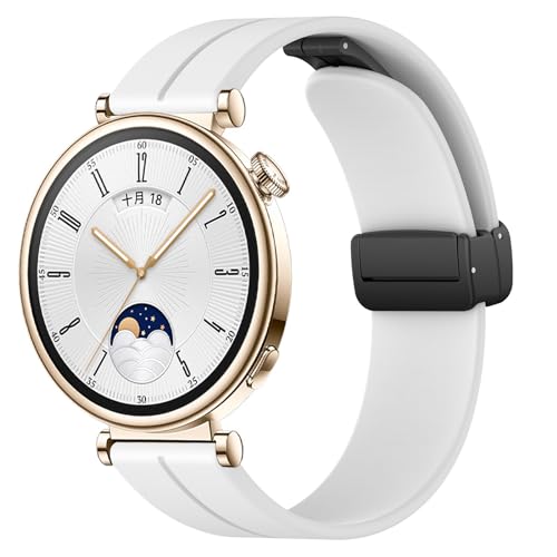 AISPORTS Kompatibel mit Garmin Forerunner 265S/255S Armband aus Silikon, 18mm Weiches Flexibles Atmungsaktives Silikon Sportarmband mit Magnetverschluss Ersatzarmband für Garmin Venu 3S/2S/Rey AISPORTS Kompatibel mit Garmin Forerunner 265S/255S Armband aus Silikon, 18mm Weiches Flexibles Atmungsaktives Silikon Sportarmband mit Magnetverschluss Ersatzarmband für Garmin Venu 3S/2S/Rey von AISPORTS