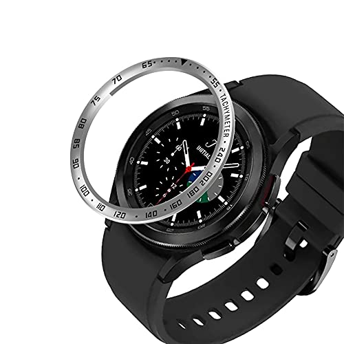AISPORTS Lünettenring Kompatibel mit Samsung Galaxy Watch 4 Classic 46mm Lünettenschlaufe,Selbstklebende Abdeckung,Kratzfeste Edelstahl Metalllünette Schutzhülle für Samsung Galaxy Watch4 Classic 46mm AISPORTS Lünettenring Kompatibel mit Samsung Galaxy Watch 4 Classic 46mm Lünettenschlaufe,Selbstklebende Abdeckung,Kratzfeste Edelstahl Metalllünette Schutzhülle für Samsung Galaxy Watch4 Classic 46mm von AISPORTS