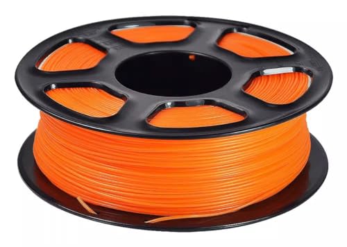 1,75mm PLA 3D Druck Filament Drucker Filament Spule Premium-Qualität Für Ihre Drucke. Perfekt Für Sichere Spielzeuge, Mode-Designs Und Praktische Werkzeuge (Color : Orange) von AITAF