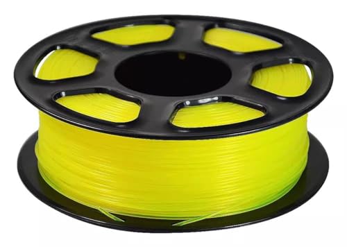 3D Druck Filament Farbenfrohes PLA Filament 1.75mm: Kreative Gestaltungsmöglichkeiten. Lebendige Farben Für Kunstvolle Projekte. Hochwertiges Material 3D Druck Material (Color : Yellow) von AITAF