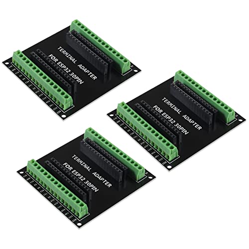 3PCS ESP32 Breakout Board GPIO 1 in 2 kompatibel mit 30 Pins ESP32S ESP32 Entwicklungsboard 2,4 GHz Dual Core WLAN WiFi + Bluetooth 2-in-1 Mikrocontroller ESP-WROOM-32 Chip für Arduino von AITRIP